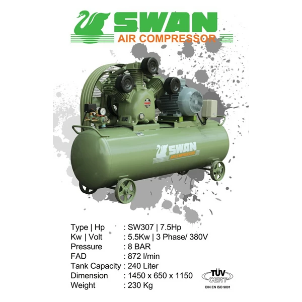 SWAN Air Compressor 8 BAR